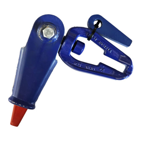 Seilendstück SE-VKL 10.10 mit Verkürzungslasche gerade, geschmiedet, drehbar, Zugkraft 8.000 daN