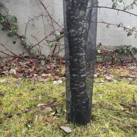 Profiforst Stammschutzspiralengitter, schwarz, 11cm Durchmesser, Höhe 110 cm