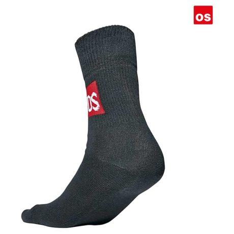 Strumpf Farum, klassische Arbeitssocke, 70% Baumwolle, 15% Polyester, 10% Polyamid, 5% Elesthan, schwarz, Gr. 43/44