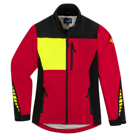 Woodcreek Forstjacke rot/schwarz/gelb