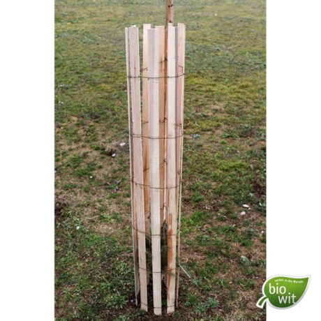WitaPro Freiwuchs Tube 300, Baumschutz, Wuchsdurchmesser 18 - 20 cm, Höhe 120 cm, umweltfreundlich, Holz und unverzinkter Draht bauen sich ab